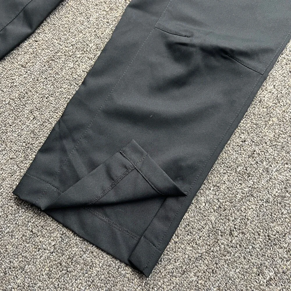 Nike‎ Golf Pants Size 2 Womens Black 28 x 25 Athletic Pants Dri Tour Performance